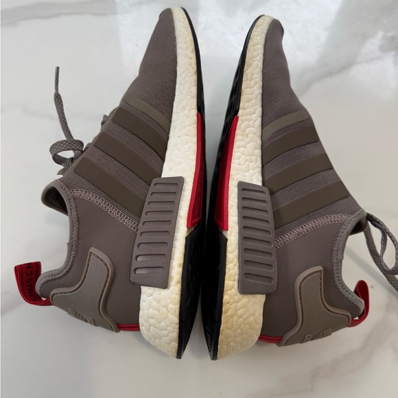 Adidas Men's Brown and Red Sneakers - Picture 8 of 10
